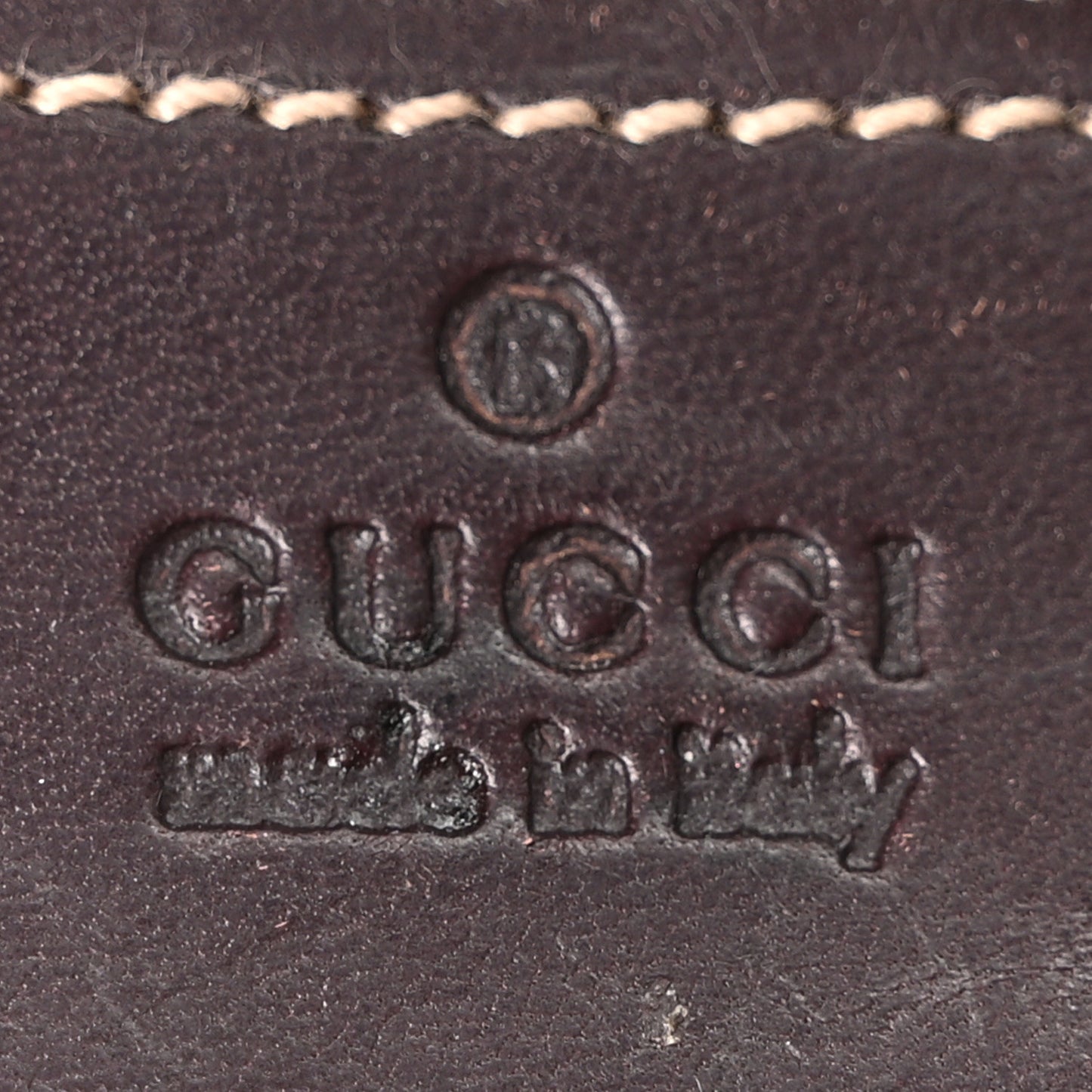 GG Supreme Monogram Small Flat Messenger Bag Dark Brown