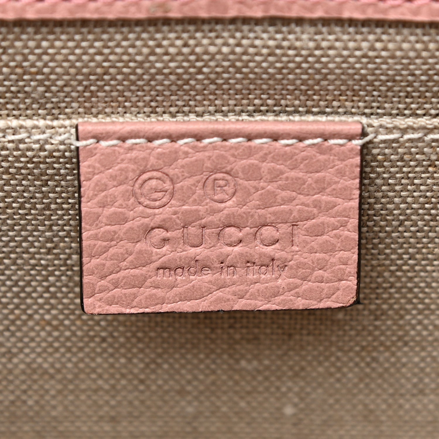 Gucci Dollar Calfskin Small Interlocking G Shoulder Bag Soft Pink 6 of 10