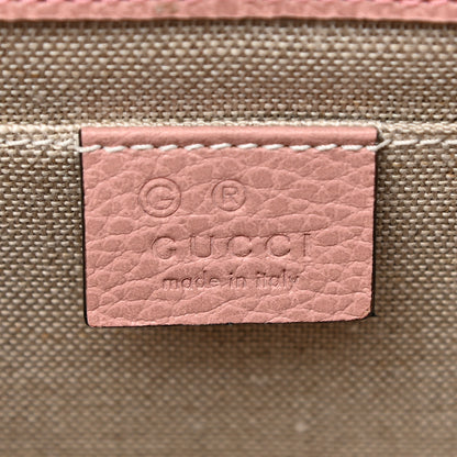 Gucci Dollar Calfskin Small Interlocking G Shoulder Bag Soft Pink 6 of 10