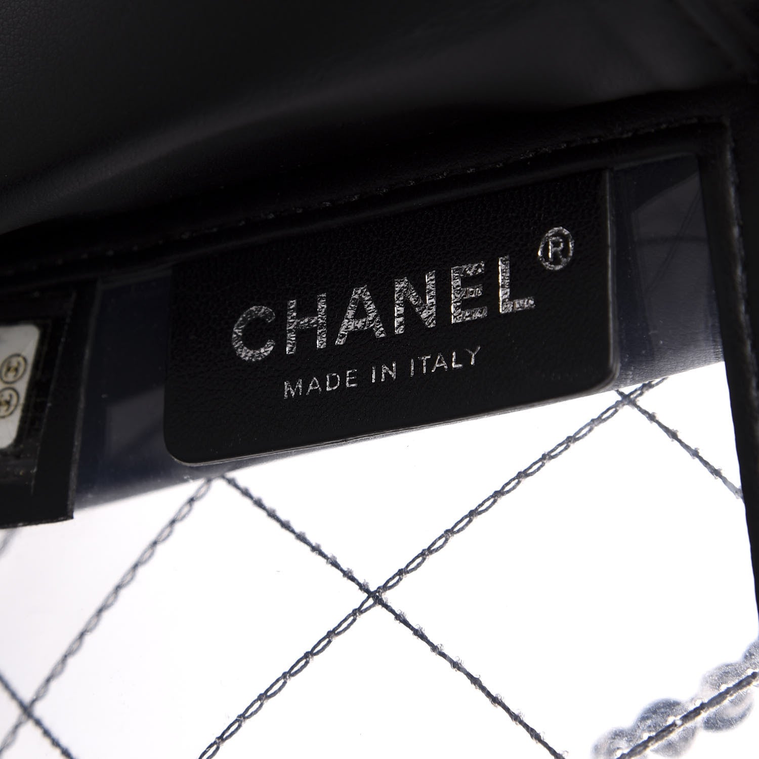 Chanel PVC Lambskin Quilted Beauty Lock Flap Black 7 of 9