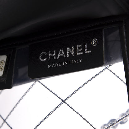 Chanel PVC Lambskin Quilted Beauty Lock Flap Black 7 of 9