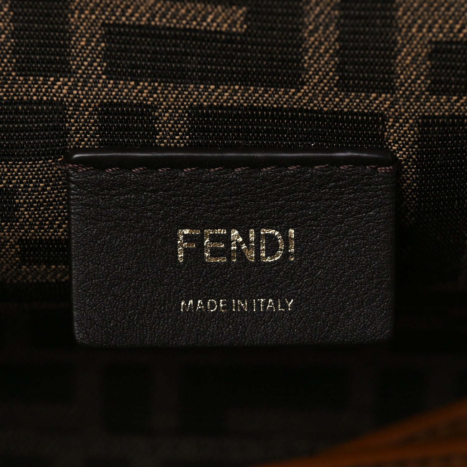 Fendi Shiny Nappa Small Fendi First Caramello 6 of 9