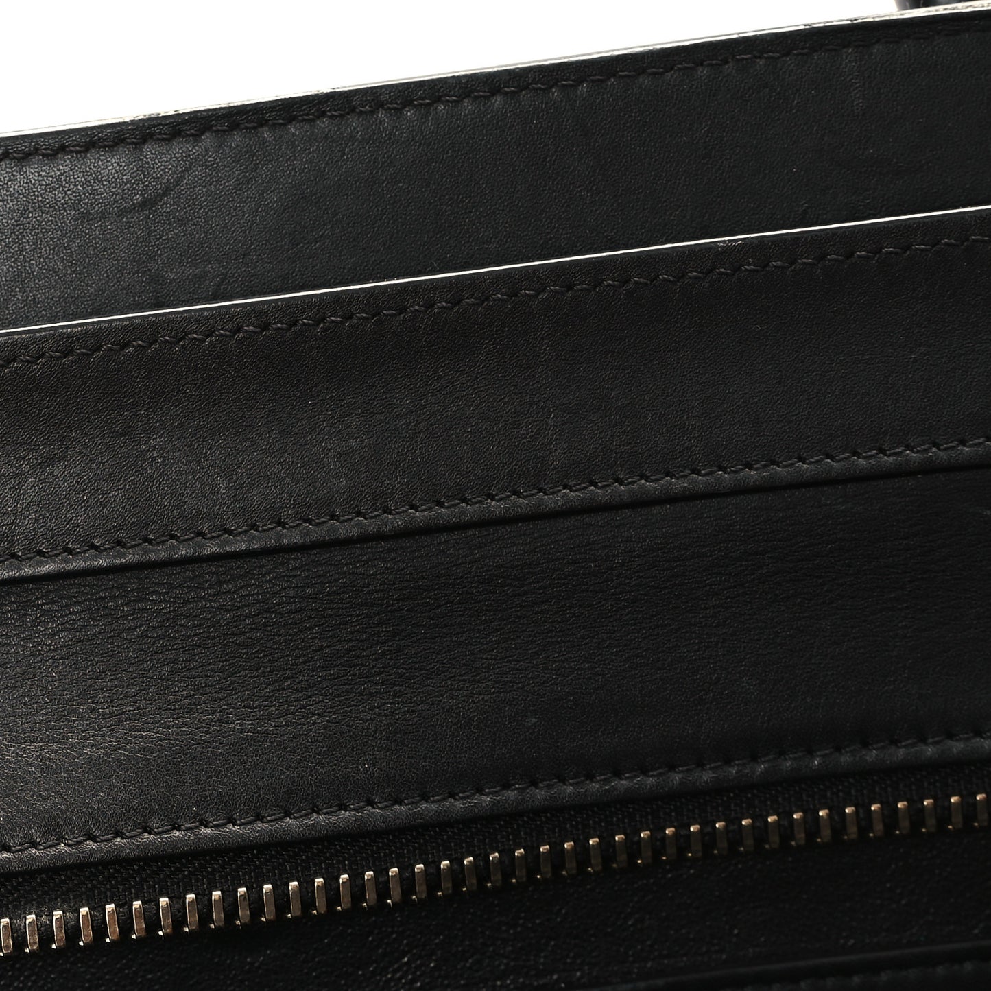 Drummed Calfskin Mini Luggage Black