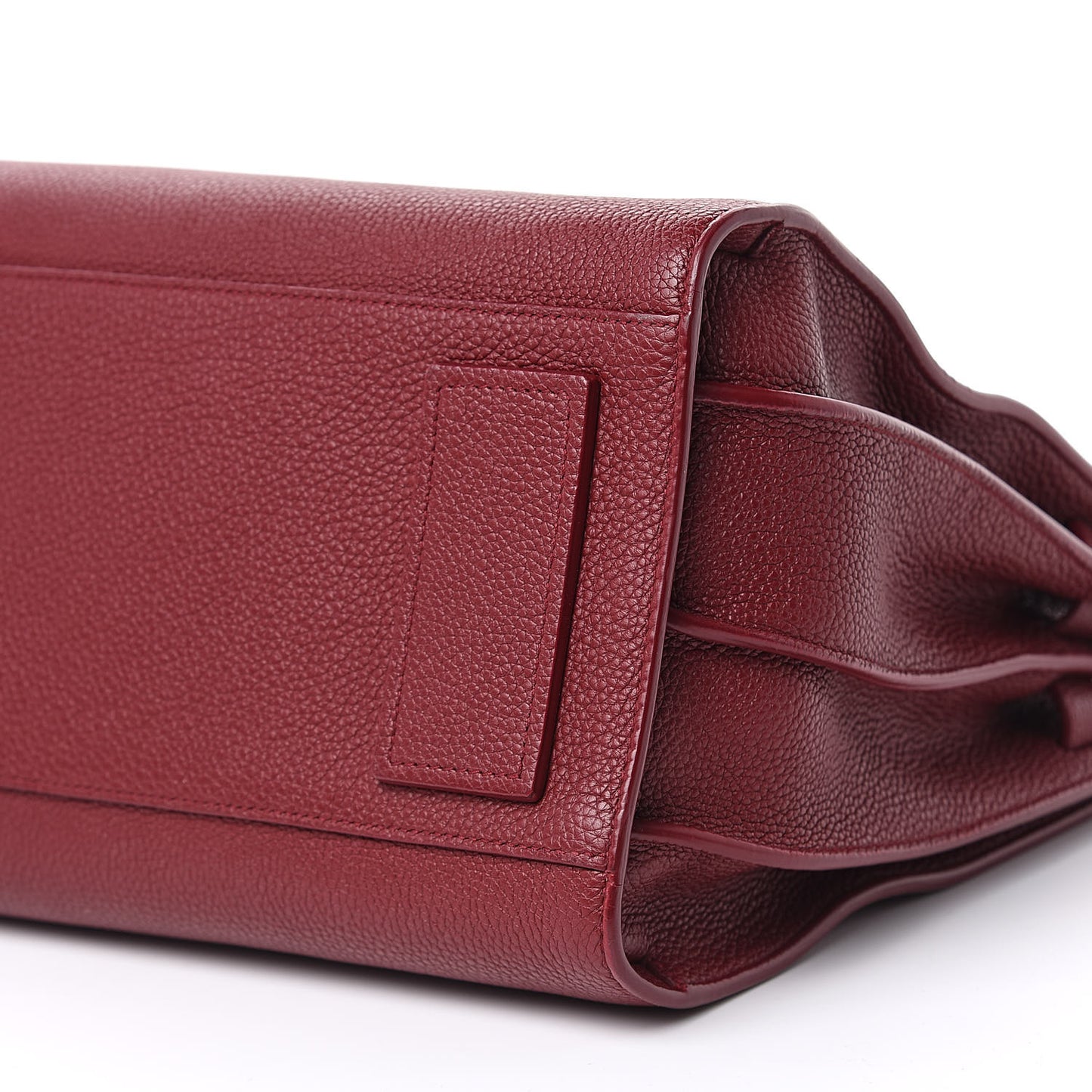 Grained Calfskin Small Supple Sac De Jour Dark Pallisandre