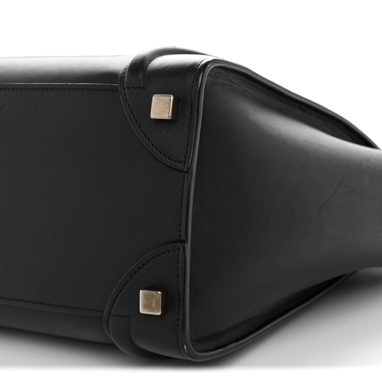 Smooth Calfskin Micro Luggage Black