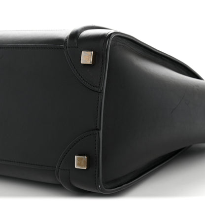 Celine Smooth Calfskin Micro Luggage Black 9 of 12