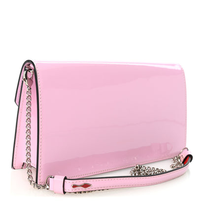Christian Louboutin Patent Calfskin Loubi54 Crossbody Clutch Pink 3 of 9