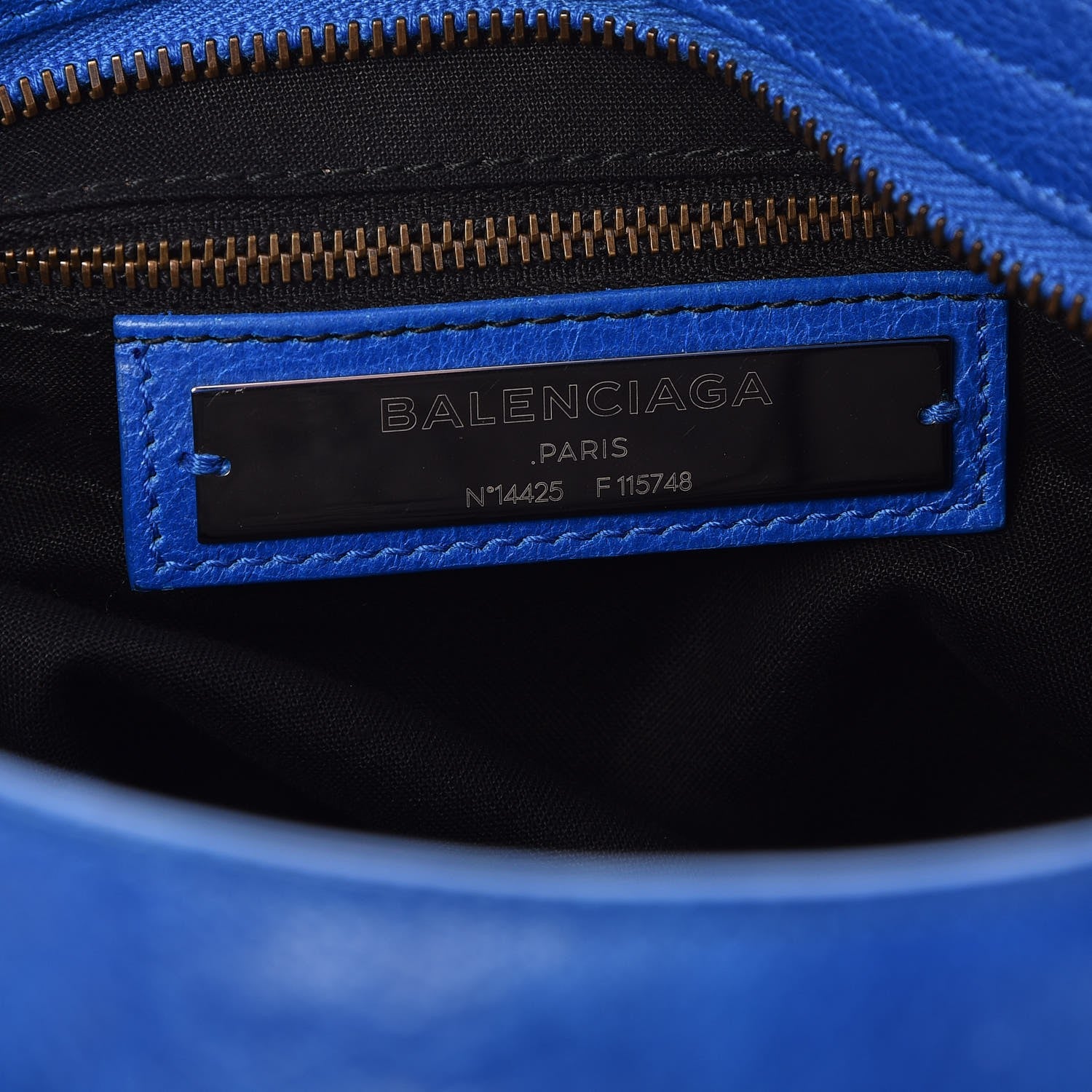 Balenciaga Agneau Classic Hardware City Bleu Lazuli 6 of 11