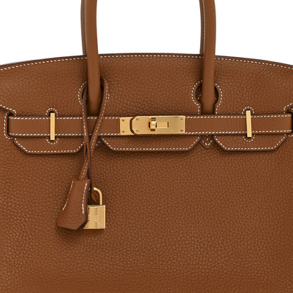 Hermes Togo Birkin 30 Gold 8 of 12
