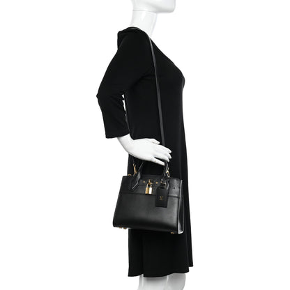 Louis Vuitton Calfskin City Steamer Mini Black 2 of 14