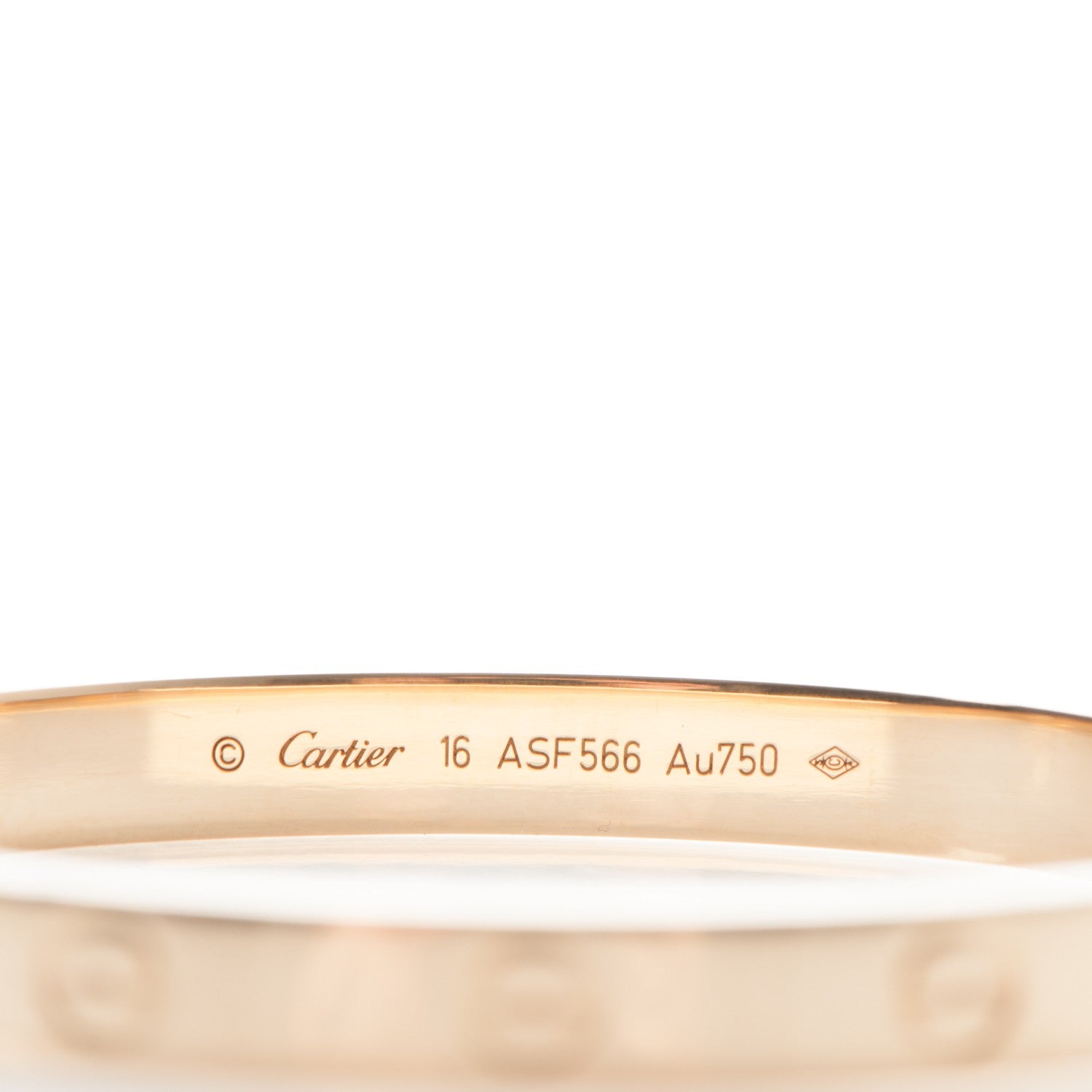 Cartier 18K Yellow Gold LOVE Bracelet 16 4 of 6