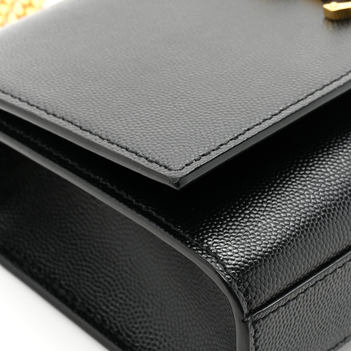 Grain De Poudre Small Classic Monogram Kate Satchel Black