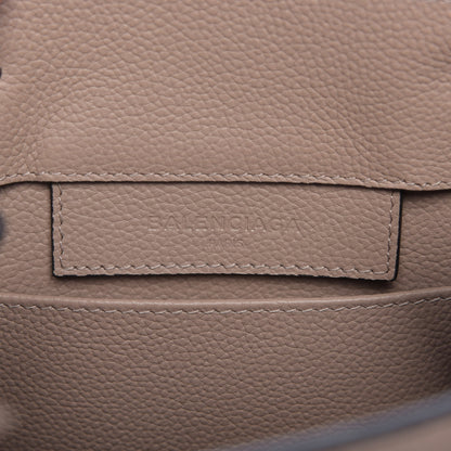 Balenciaga Grained Calfskin Papier Mini A4 Zip Around Tote Beige 9 of 10