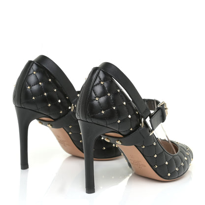 Valentino Garavani Nappa Rockstud Spike Mary Jane 90mm Pumps 35 Black 4 of 11