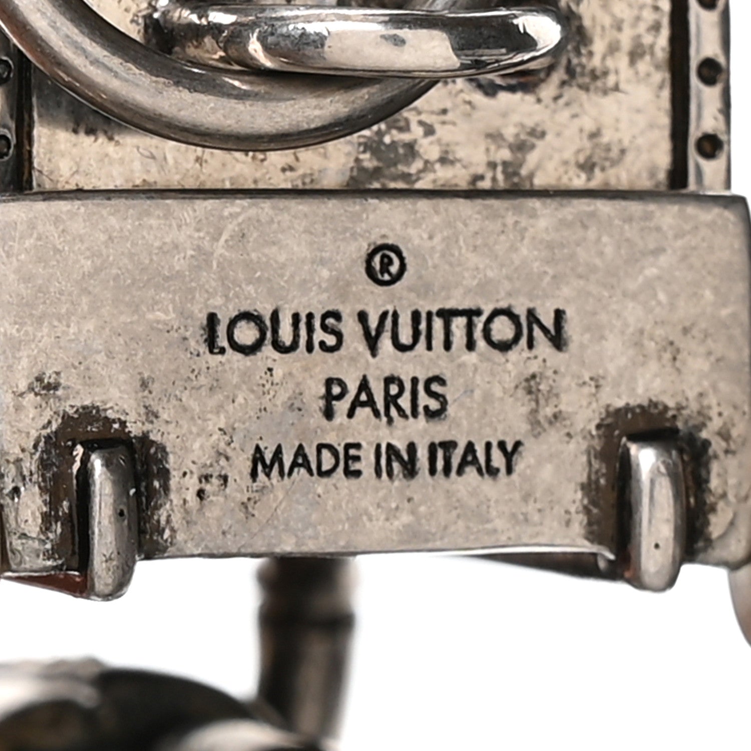 Louis Vuitton Palladium Porter Valet Key Holder Silver 4 of 6