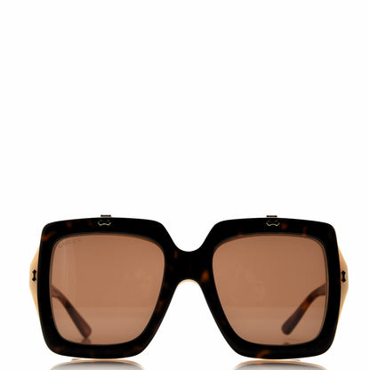 Gucci Acetate Oversized Flip Up Sunglasses GG0088S Tortoise 2 of 11