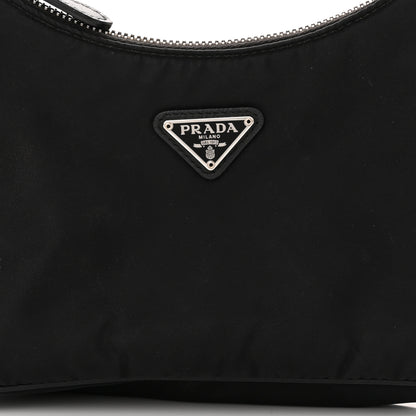 Prada Nylon Re-Edition 2005 Shoulder Bag Black 9 of 12