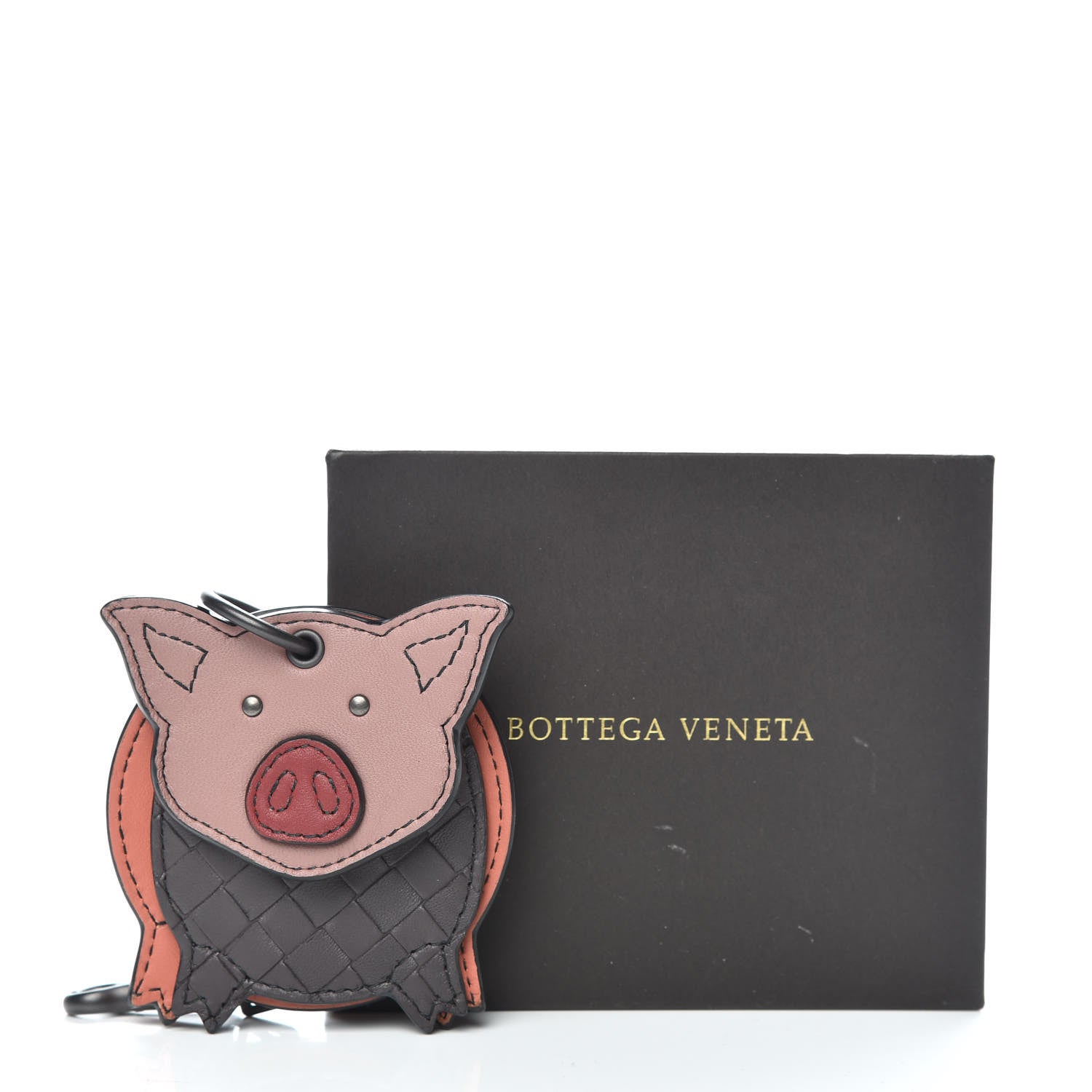 Bottega Veneta Nappa Intrecciato Pig Charm Multicolor 4 of 4