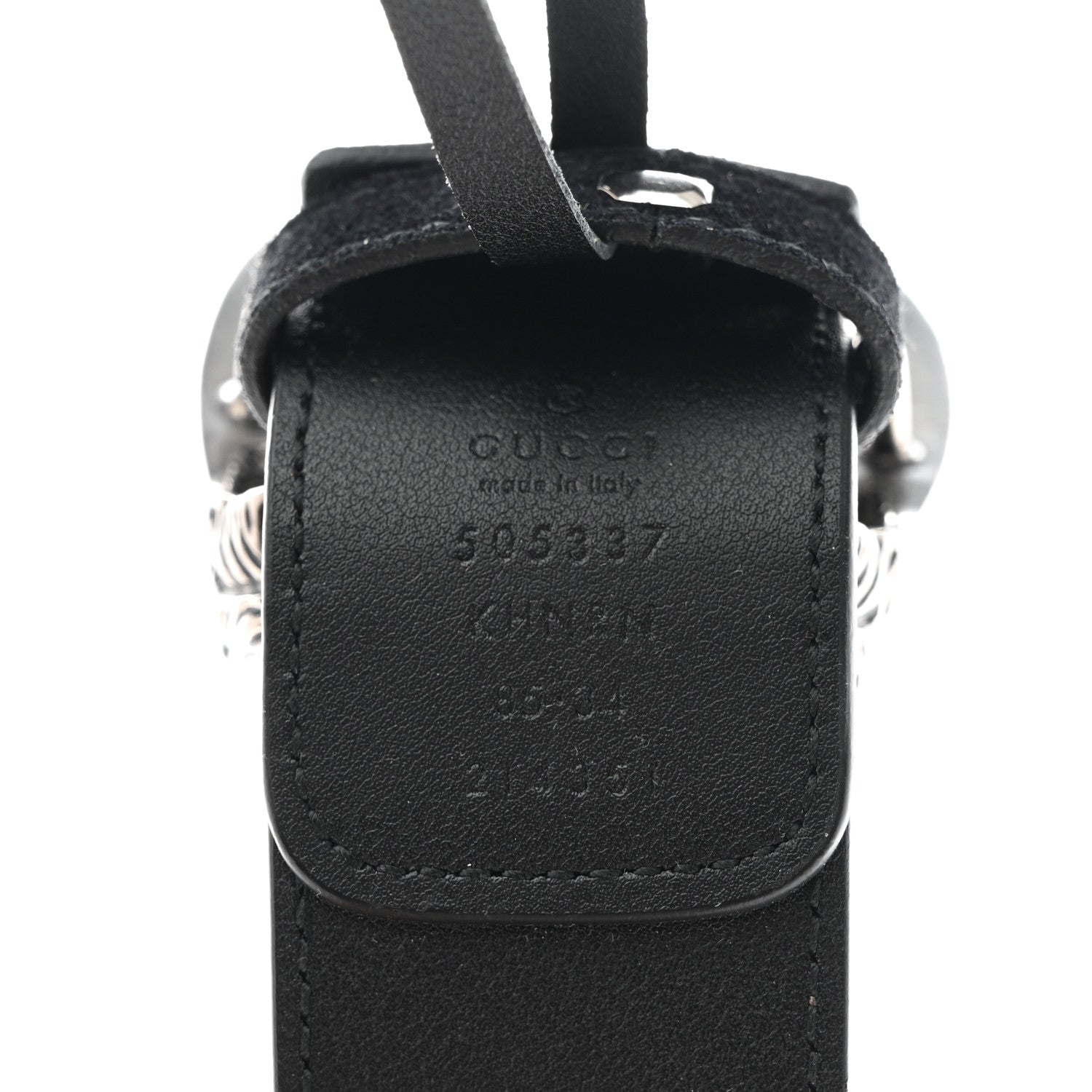 Gucci GG Supreme Monogram Suede Dionysus 40mm Belt 85 34 Beige Black 3 of 5