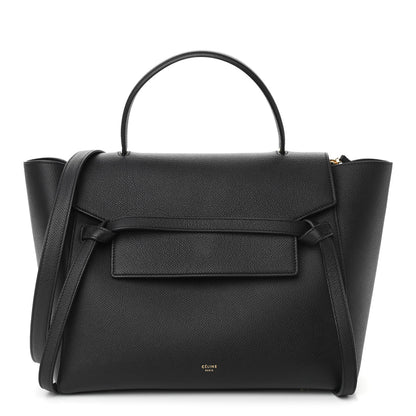 Celine Grained Calfskin Mini Belt Bag Black 1 of 11