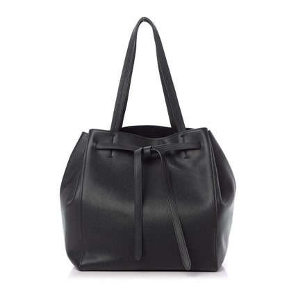 Celine Soft Grained Calfskin Small Belt Cabas Phantom Black 1 of 9
