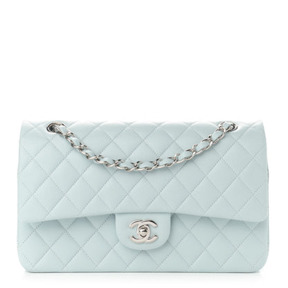 Chanel Caviar Quilted Medium Double Flap Light Blue 1 of 11