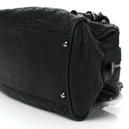 Chanel Distressed Lambskin Lady Braid Bowler Black 9 of 13