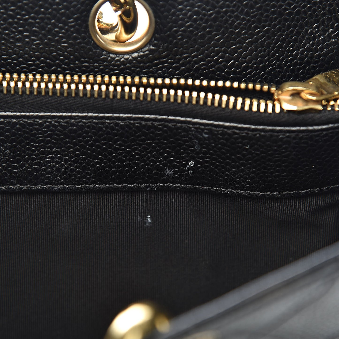 Caviar Quilted Grand Shopping Tote GST Black