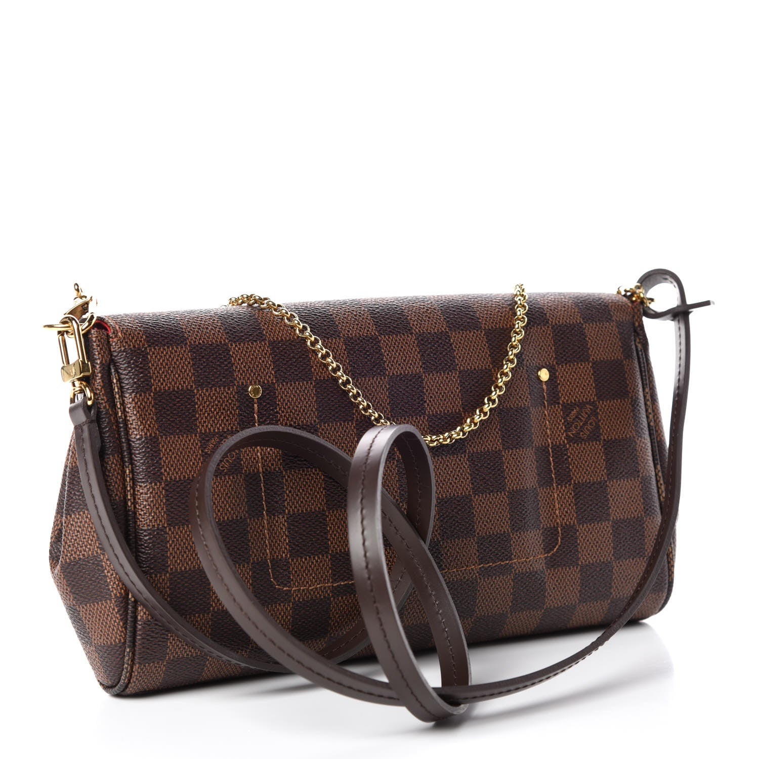 Louis Vuitton Damier Ebene Favorite MM 3 of 10