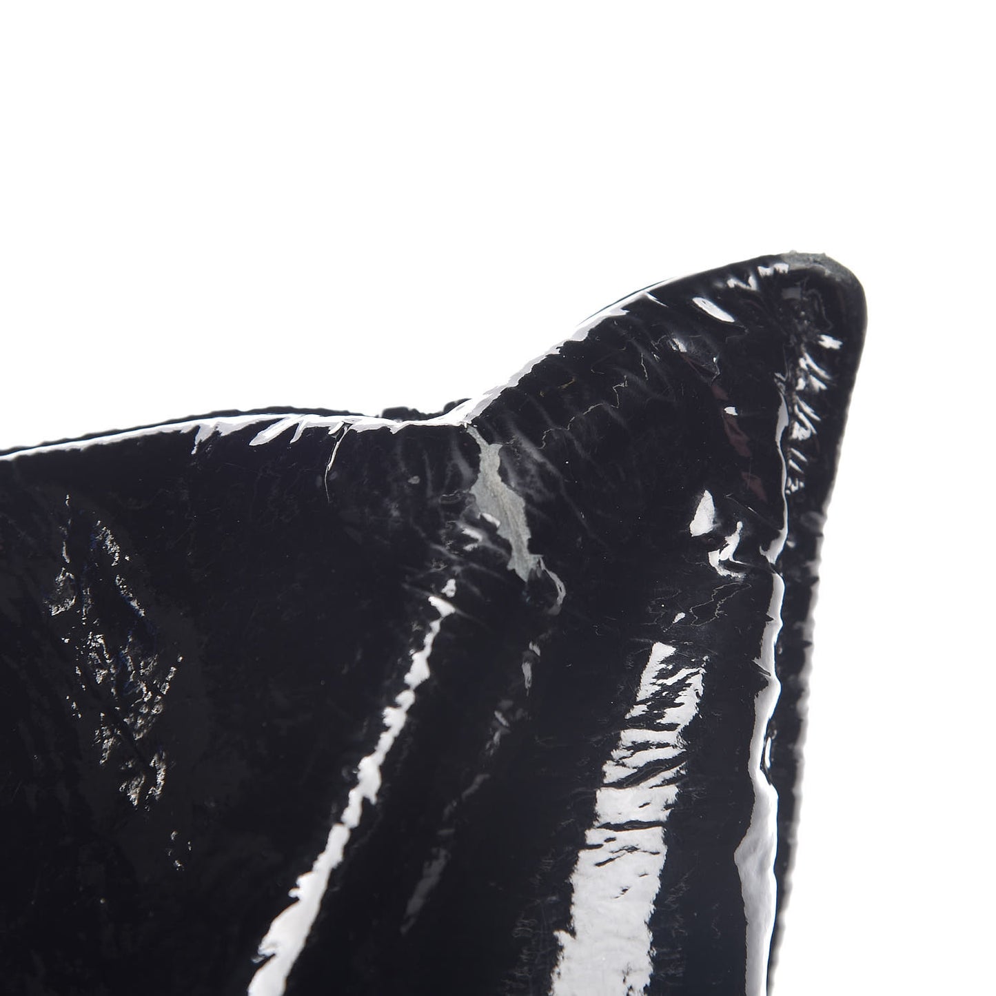 Patent Bonbons Shopper Tote Black