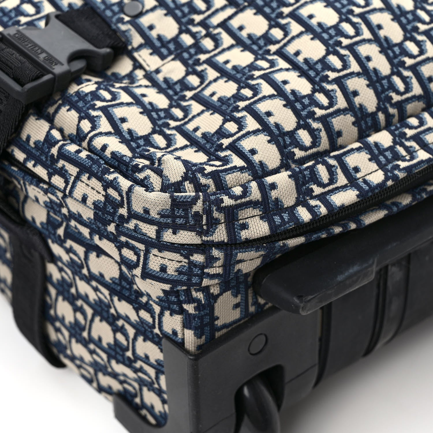 Christian Dior Oblique Small Diortravel Suitcase Blue 8 of 9