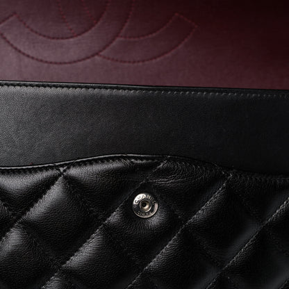 Chanel Lambskin Quilted Jumbo Double Flap Black 16 of 16