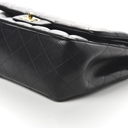 Chanel Lambskin Quilted Jumbo Double Flap Black 7 of 11