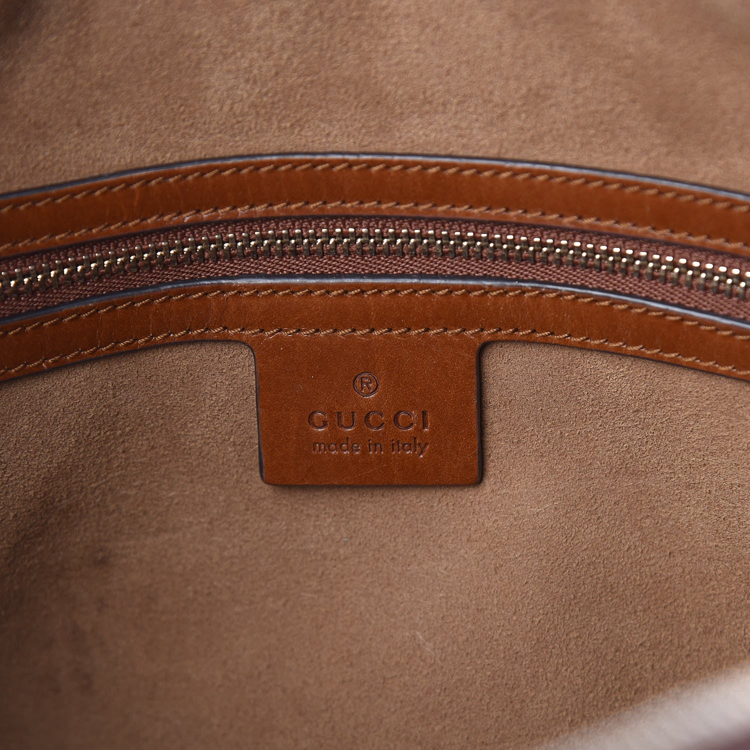 Gucci GG Supreme Monogram Medium Boston Beige Cuir 6 of 9