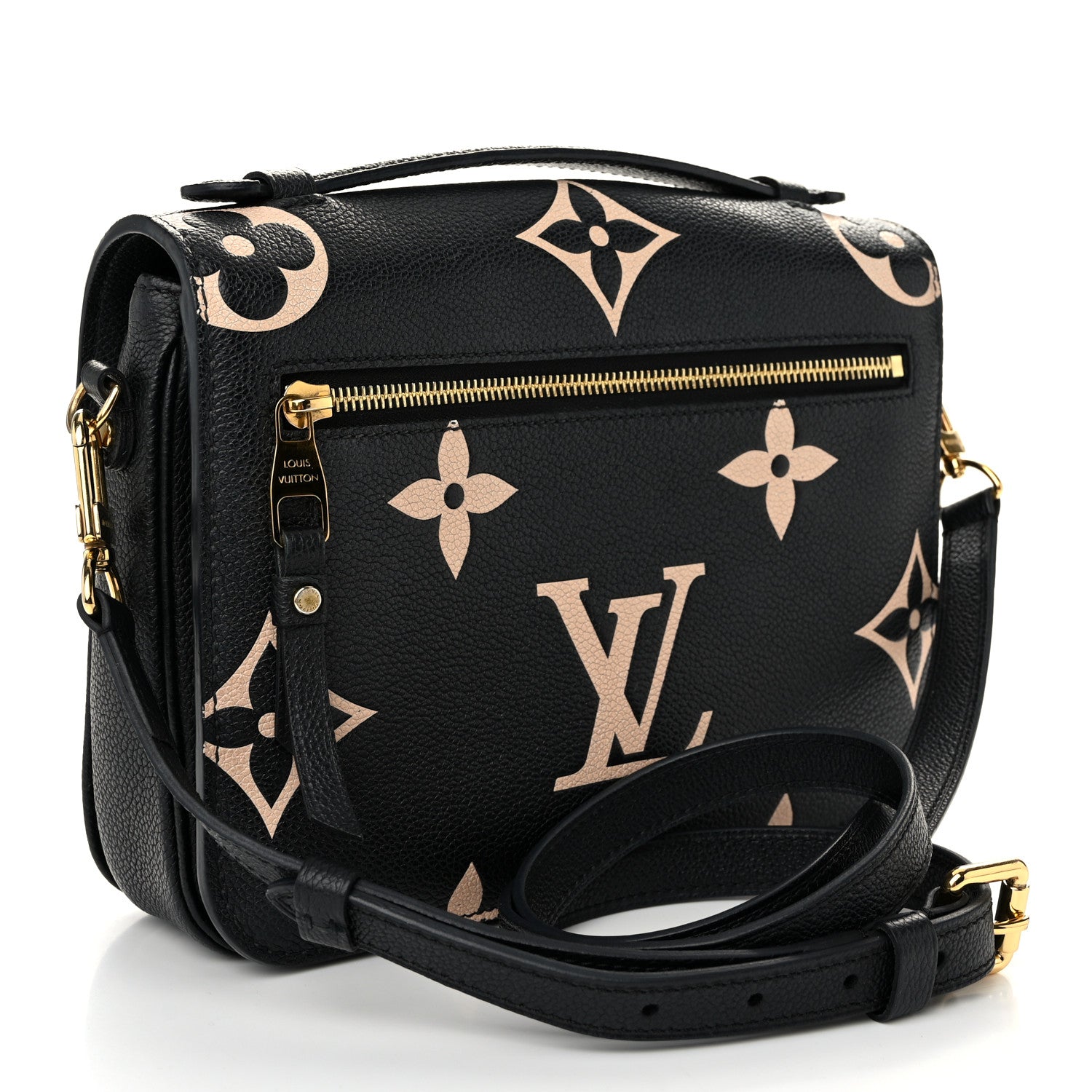 Louis Vuitton Empreinte Monogram Giant Pochette Metis Black Beige 3 of 10