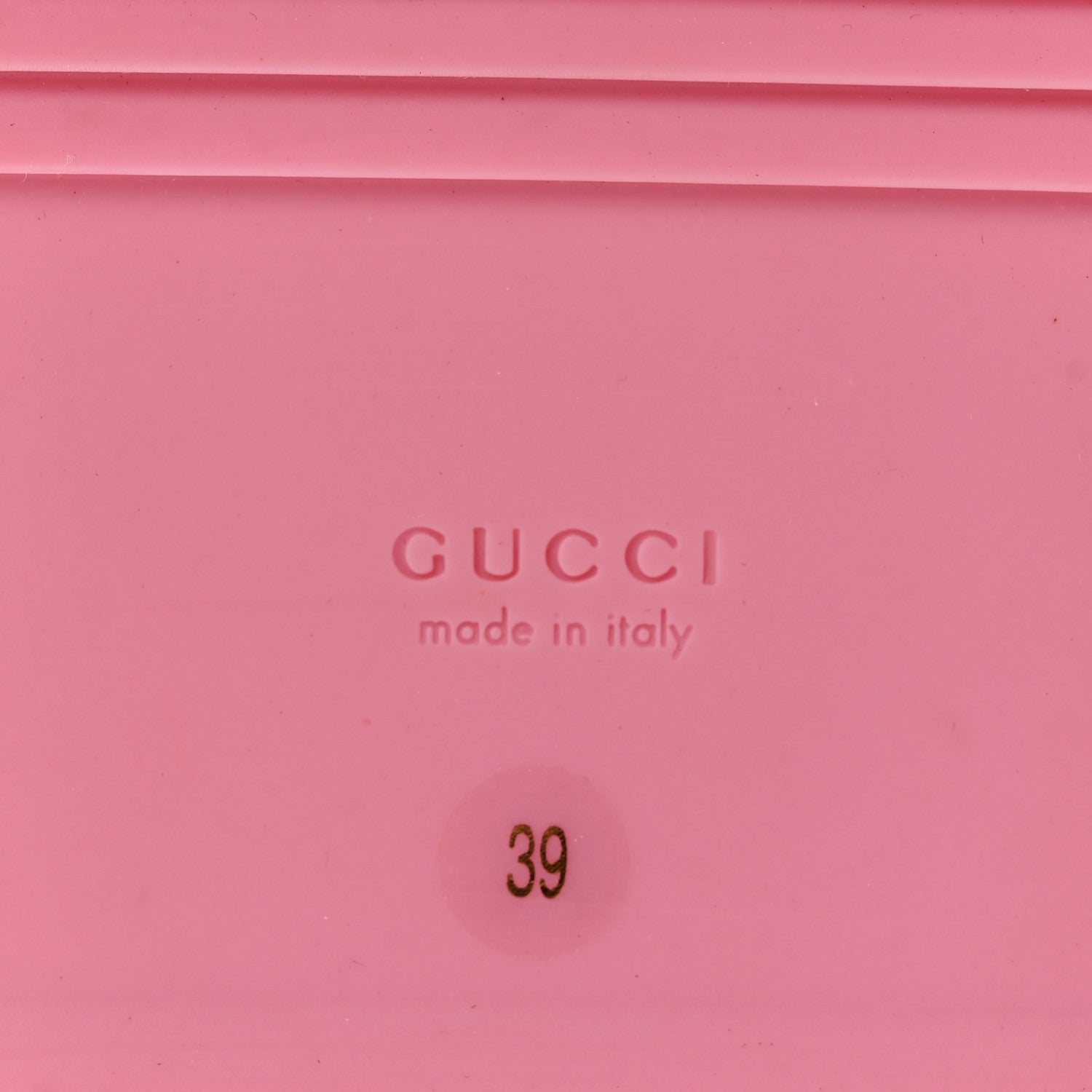 Gucci GG Supreme Monogram Granada Kid Angelina Platform 35mm Slingback Sandals 39 Cotton Candy Dark Cotton Candy Wild Rose 7 of 12