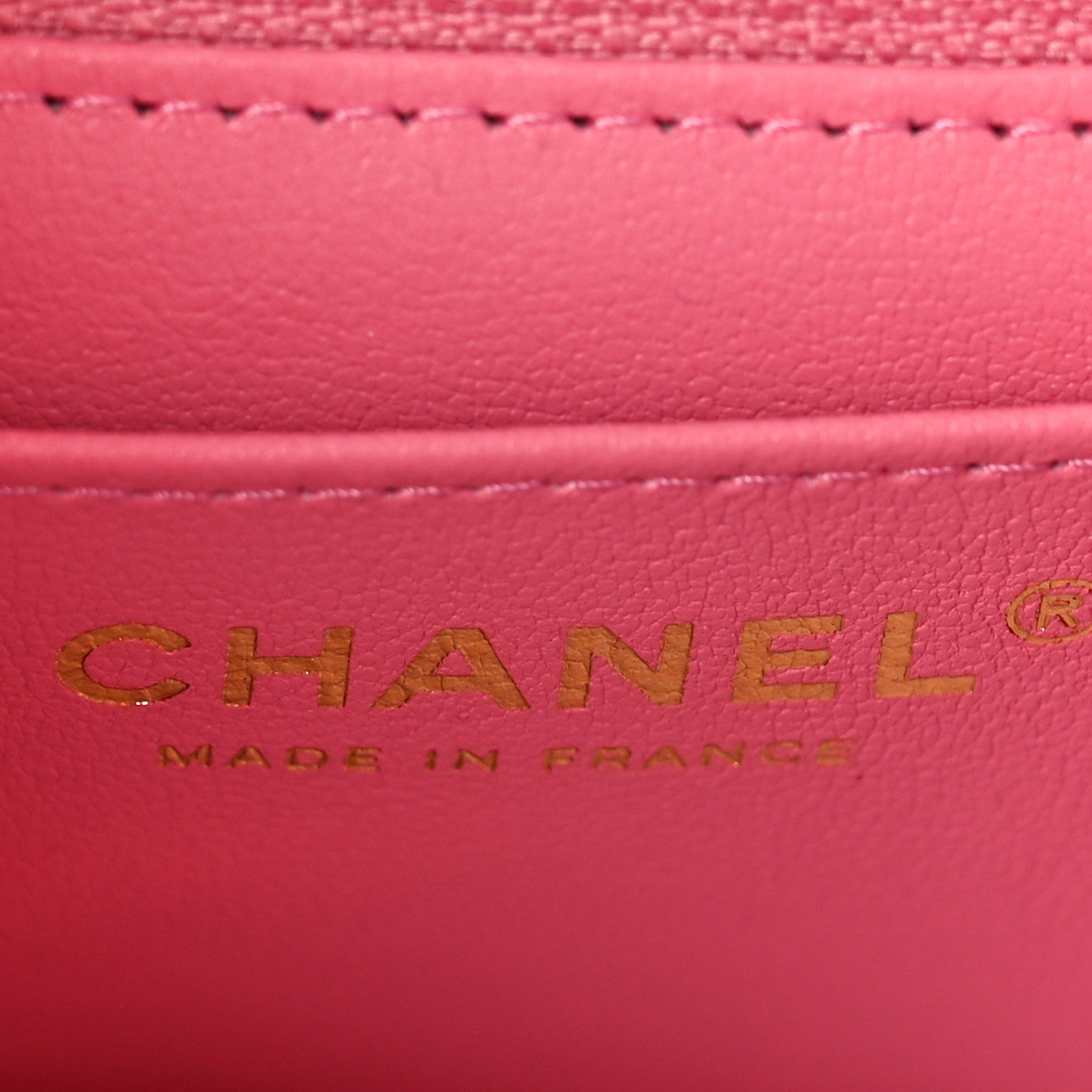 Chanel Tweed Quilted Mini Rectangular Flap Pink Multicolor 6 of 12