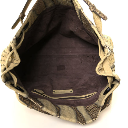 Bottega Veneta Nappa Ayers Intrecciato Medium Garda Bag Beige 4 of 16