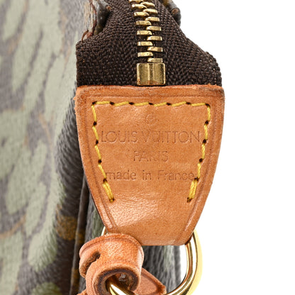Louis Vuitton Monogram Graffiti Pochette Accessories Kaki 6 of 12