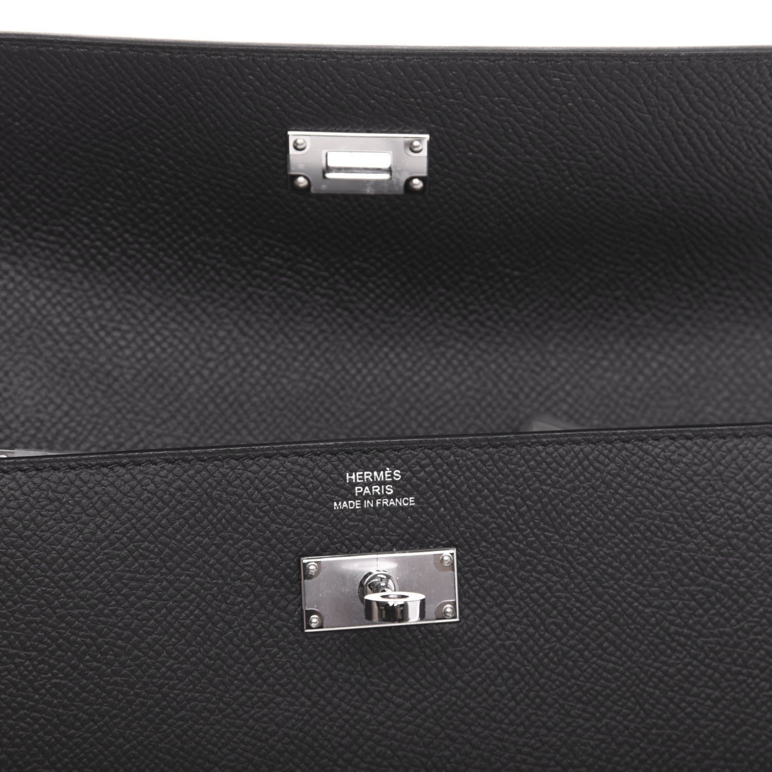 Hermes Epsom Kelly Longue Wallet Black 6 of 7