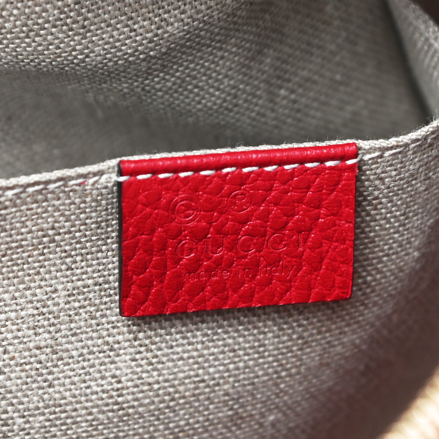 Monogram Mini Bree Messenger Bag Red