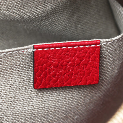 Gucci Monogram Mini Bree Messenger Bag Red 6 of 11