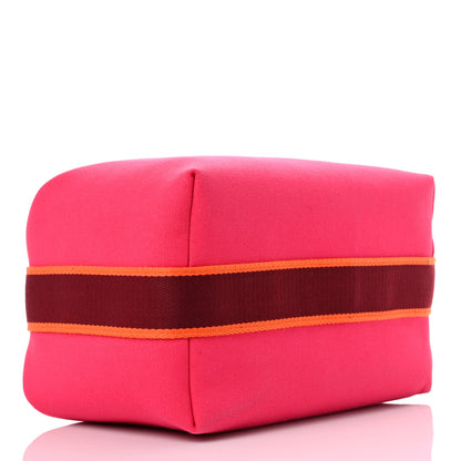 Hermes Canvas Small Bride-A-Brac Pouch Hibiscus 4 of 11