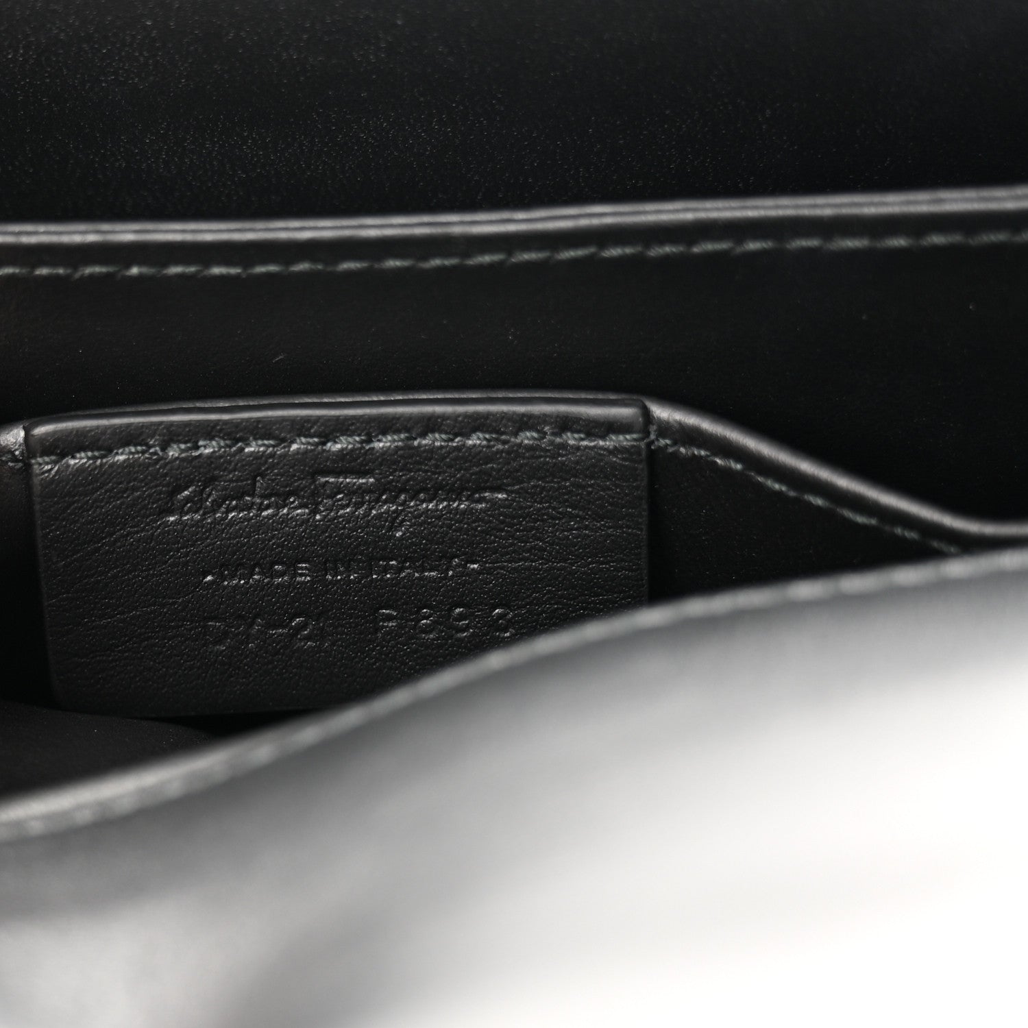 Salvatore Ferragamo Calfskin Thalia Flap Shoulder Bag Black 7 of 11