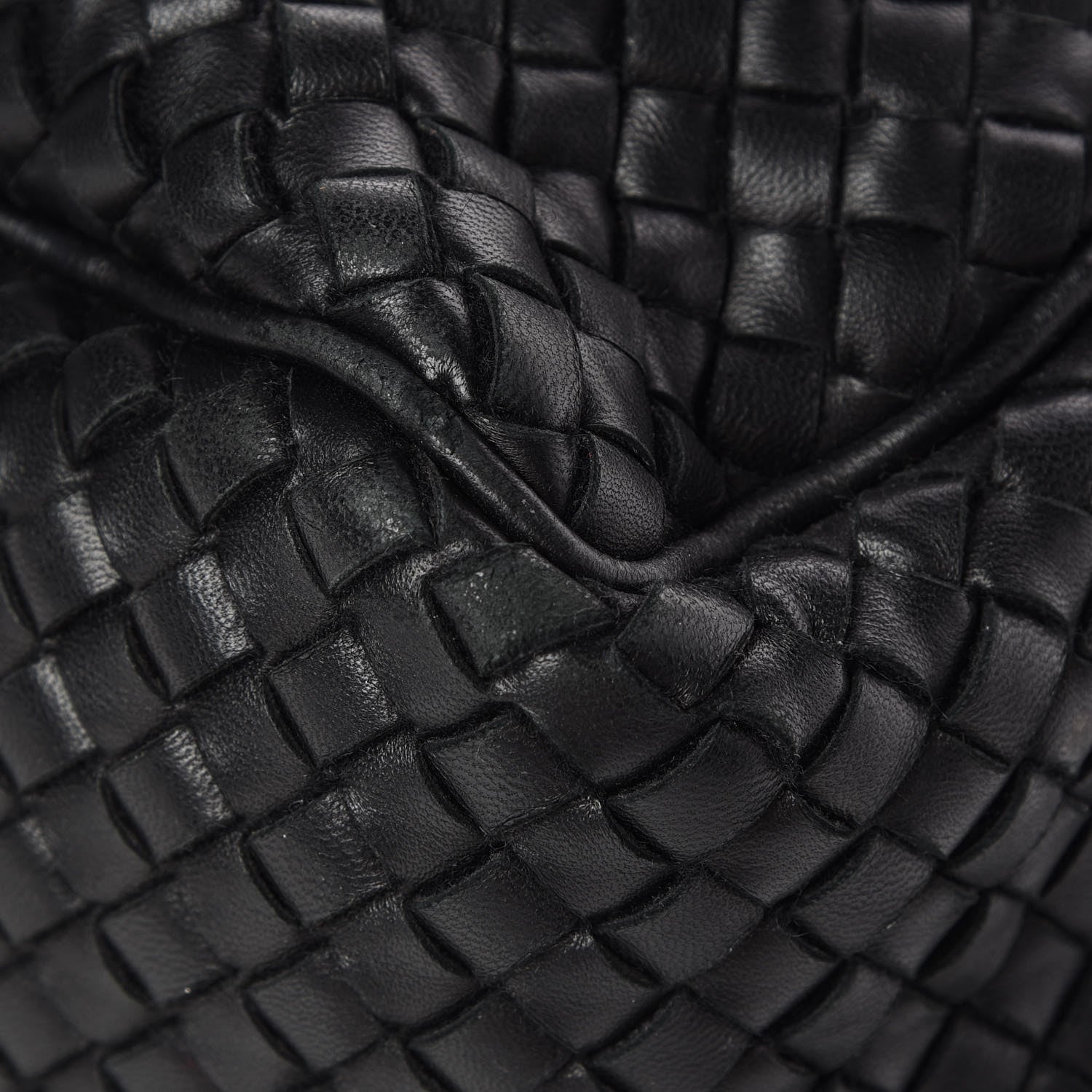 Bottega Veneta Wool Nappa Intrecciato Tote Black 10 of 13