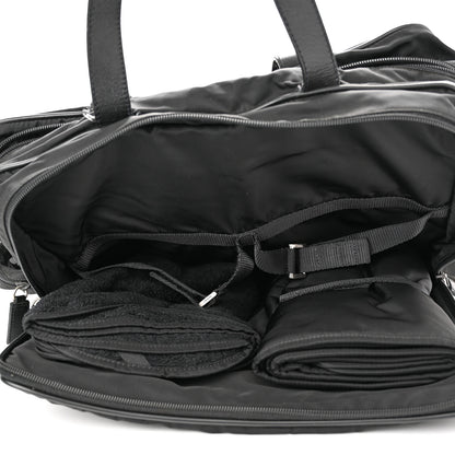 Prada Tessuto Nylon Travel Briefcase Black 6 of 18