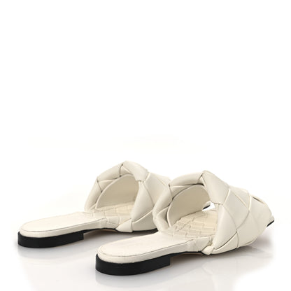 Bottega Veneta Nappa Maxi Intrecciato Lido Flat Sandals 37 Wax 5 of 11