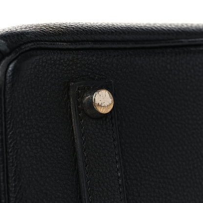 Hermes Taurillon Clemence Birkin 35 Black 20 of 22