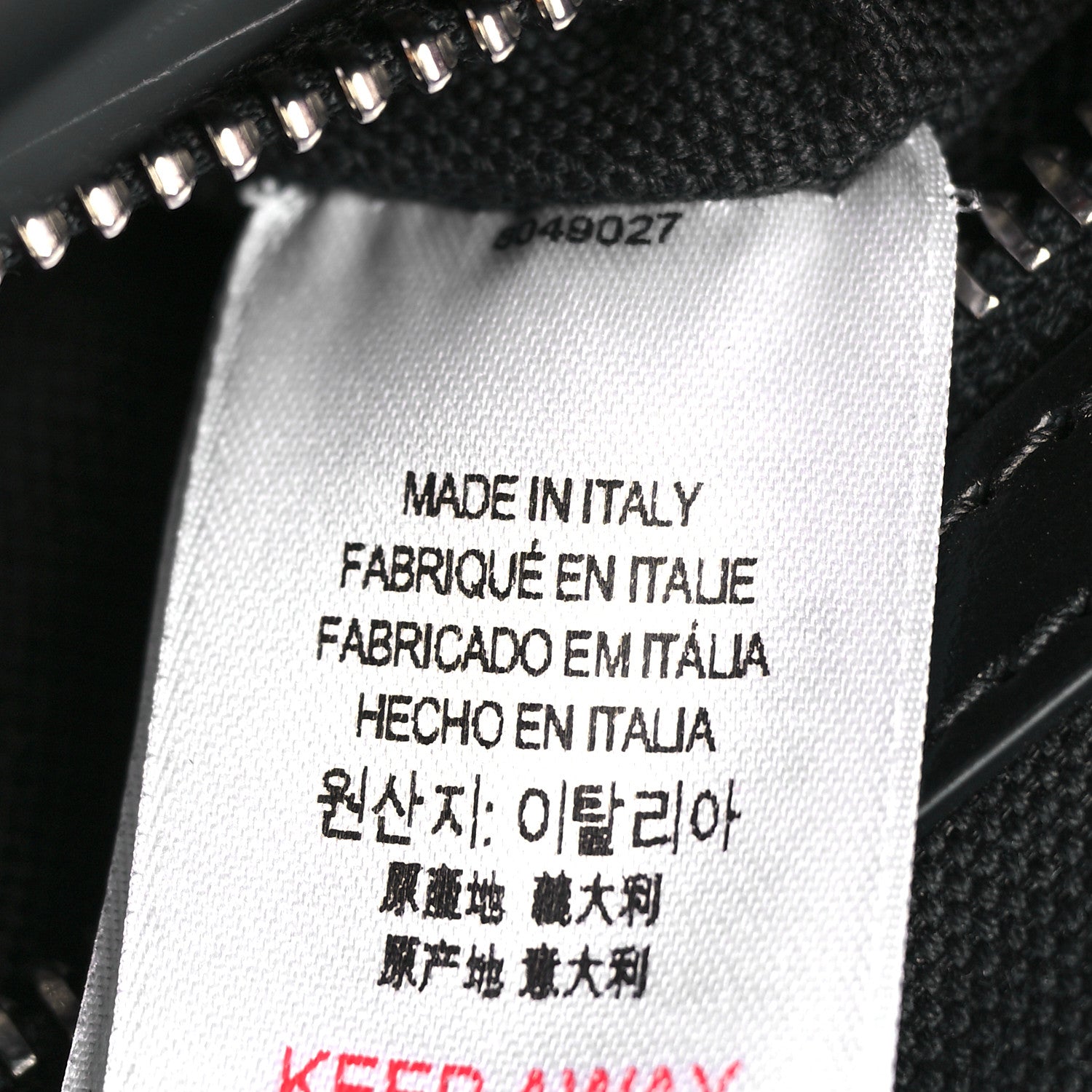 Burberry Calfskin Embossed Check Messenger Bag Black 7 of 9