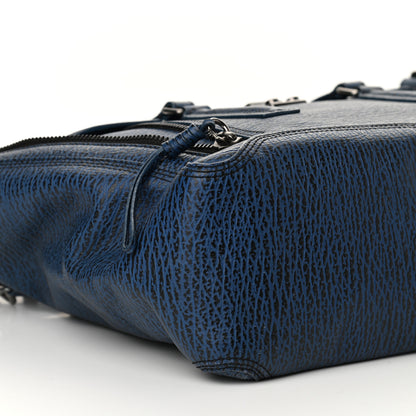 3.1 Phillip Lim Textured Calfskin Large Pashli Satchel Ink 8 of 11